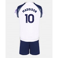 Tottenham Hotspur James Maddison #10 Fußballbekleidung Heimtrikot Kinder 2025-26 Kurzarm (+ kurze hosen)